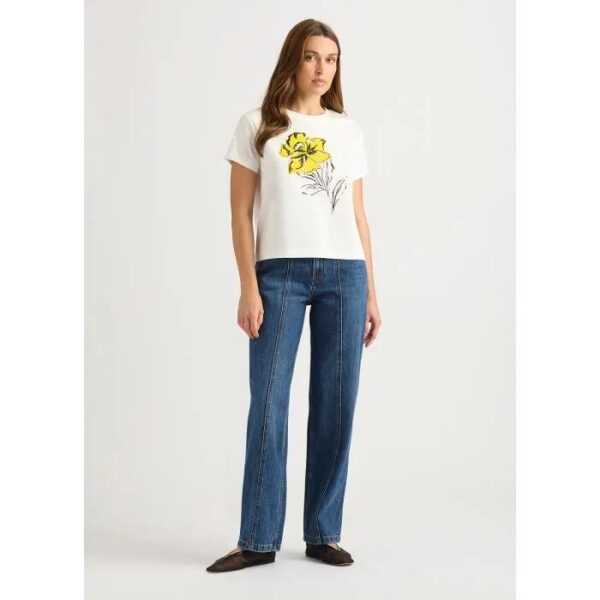 David Lawrence Theia Mercerised Graphic Cotton Tee