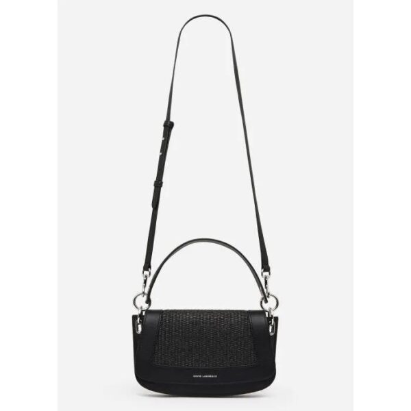 David Lawrence Fay Raffia Crossbody Bag