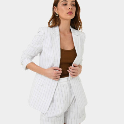 FORCAST Ria Stripe Cotton Jacket