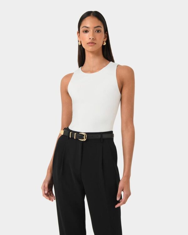 FORCAST Liv Round Neck Tank Top