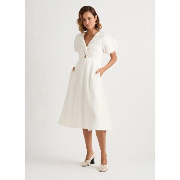 David Lawrence Delta Linen Dress