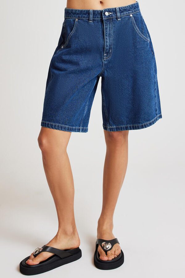 Ode Casey Denim Jort Indigo Denim Wash