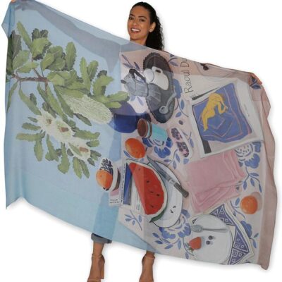 THE ARTISTS LABEL SUMMER DAYS & SWEET MEMORIES SILK SCARF