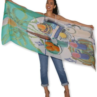 THE ARTISTS LABEL SOME MORNINGS ARE BRIGHTER SCARF