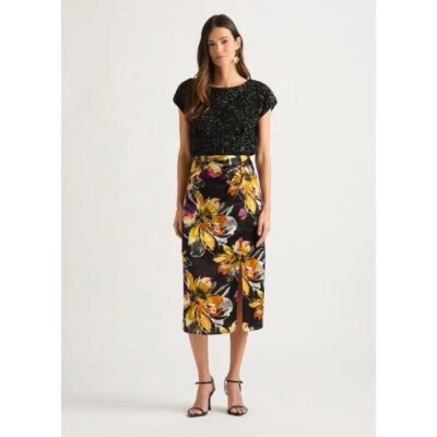 David Lawrence Aramenta Silk Skirt