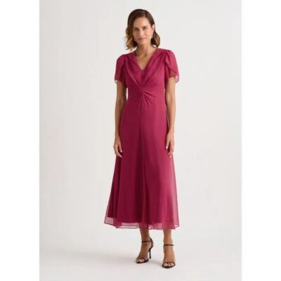 David Lawrence Yvette Silk Dress
