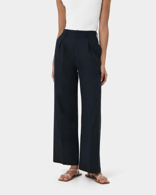 FORCAST Perry Linen Tailored Pants