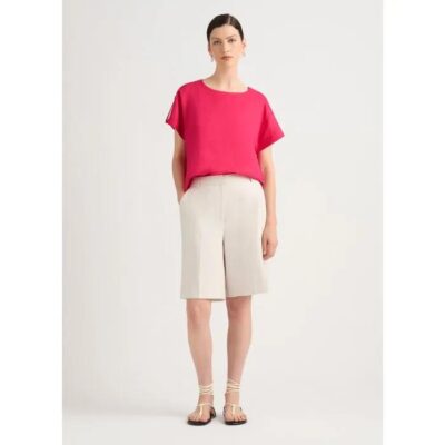 David Lawrence Melinda Linen Mix Tee