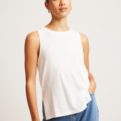 Ode Line Tank White