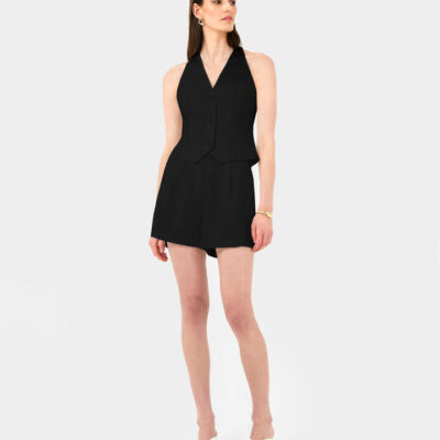 FORCAST Lexee Pleat Front Short