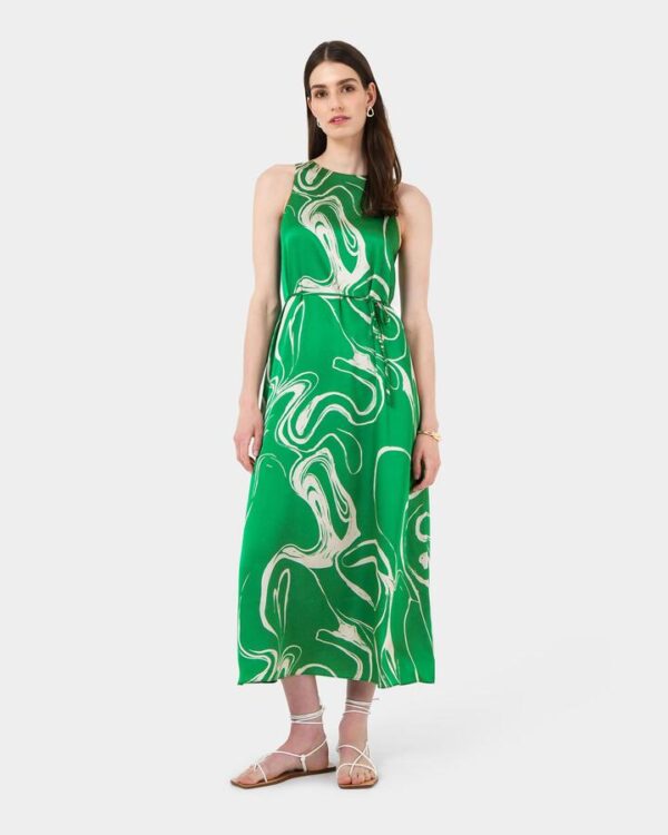 FORCAST Gretchen Printed Midi Dress