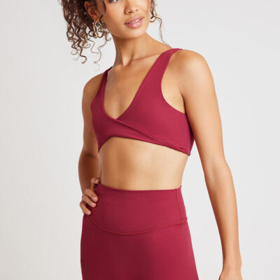 Stylerunner Sense Twist Front Crop Cherry