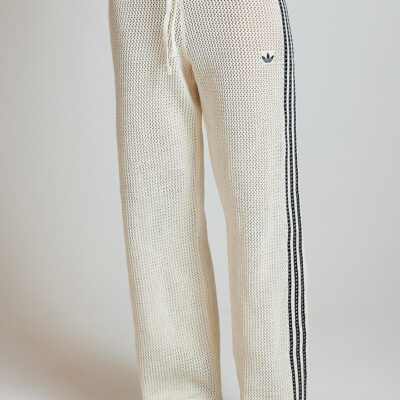 Adidas Crochet Track Pant Wonder White