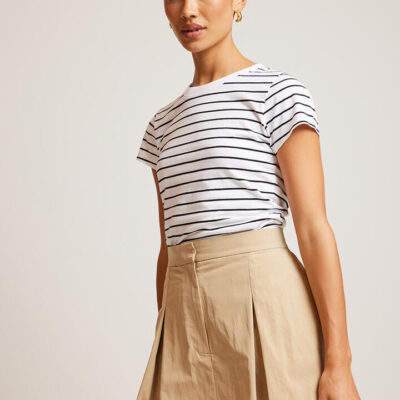 Ode Kaia Mini Tee Multi Stripe