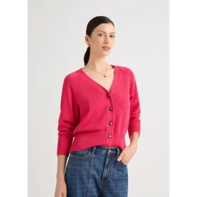 David Lawrence Myla Linen Blend Cardigan
