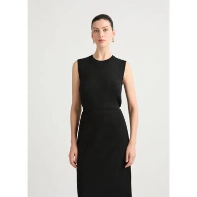 David Lawrence Gail Shimmer Knit Tank