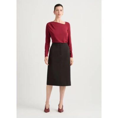 David Lawrence Jenni Ponte Midi Skirt
