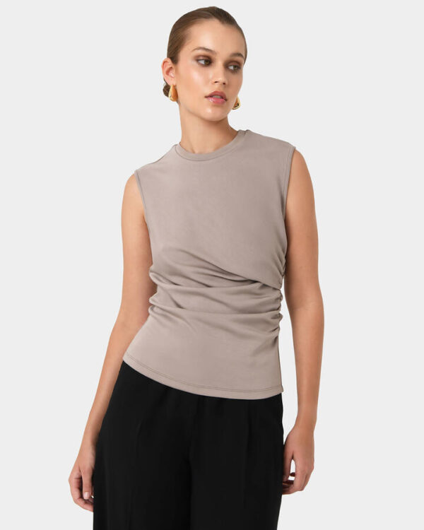 FORCAST Lulu Ruched Top