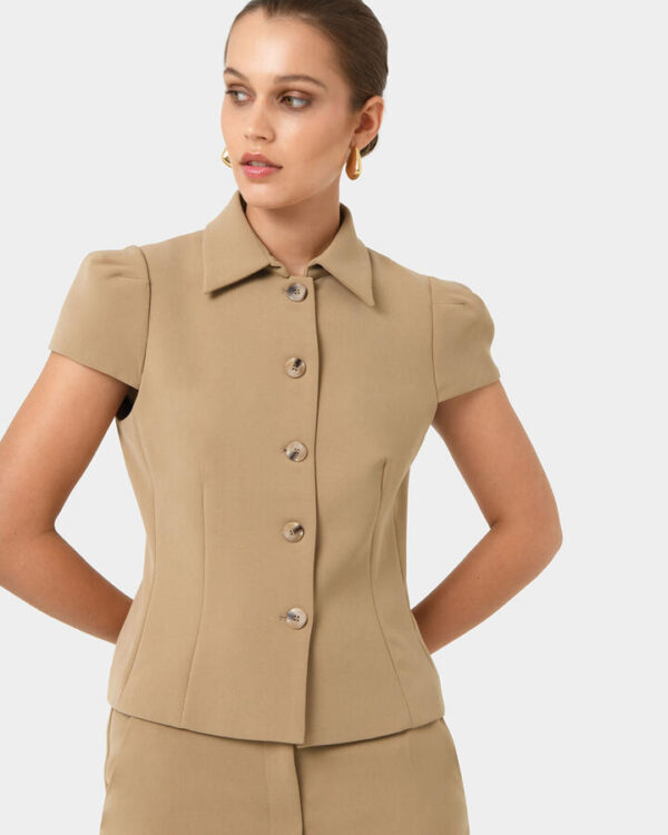 FORCAST Ace Button Down Jacket