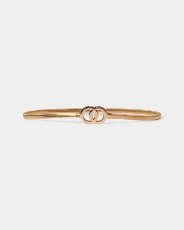 FORCAST Fernanda Stretch Metal Belt