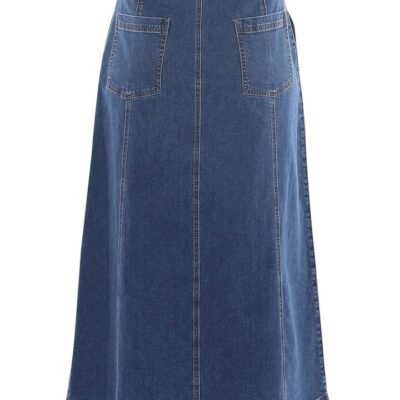 JUMP DENIM PANEL SKIRT