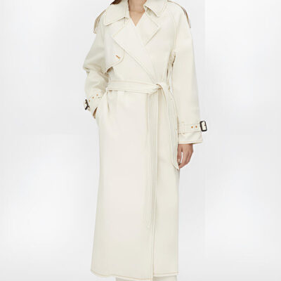 Camilla And Marc Calyx Denim Coat Light Stone Wash