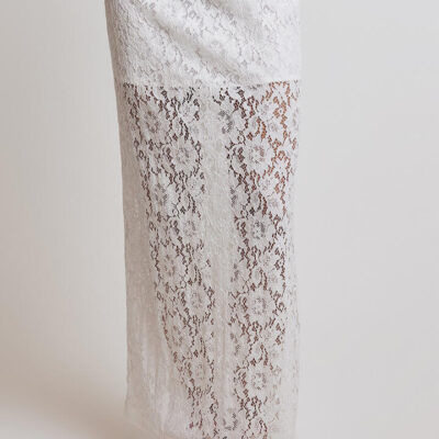 Stylerunner Kori Lace Skirt Bright White