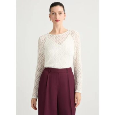 David Lawrence Maelis Lace Cotton Top