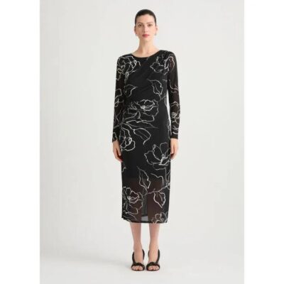 David Lawrence Cyrielle Mesh Dress