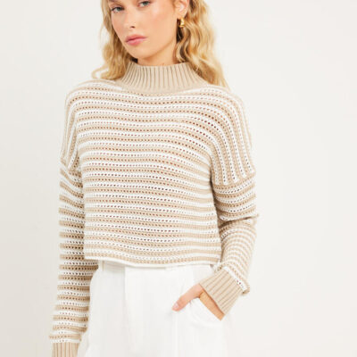 Arcaa June Cropped Sweater Natural