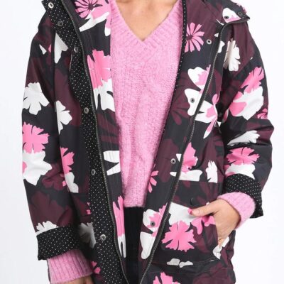 ELM HADLEY FLORAL RAINCOAT