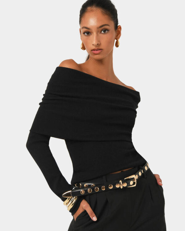 FORCAST Ally Off Shoulder Knit