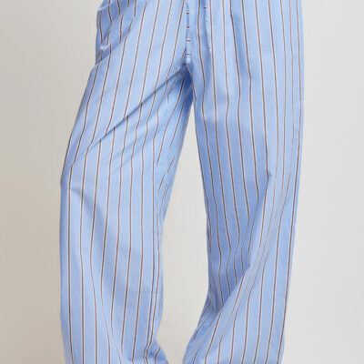 Ode Taylor Straight Leg Pant Frost Yardage Stripe