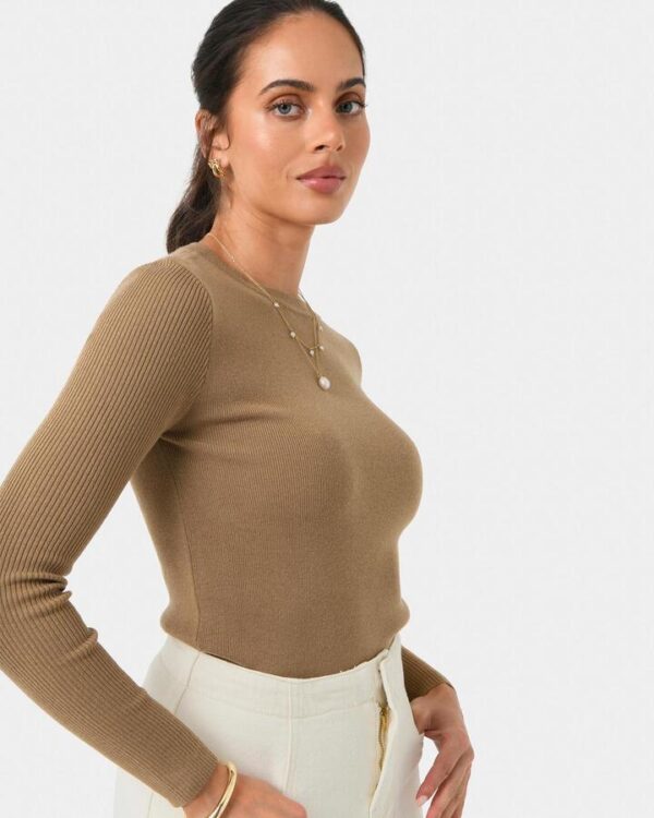 FORCAST Tania Crew Neck Knit