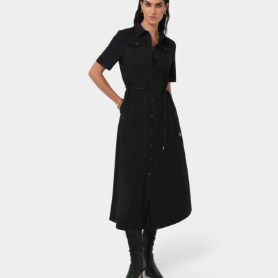 FORCAST Amera Belted Utility Dress