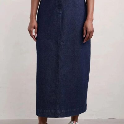 SEASALT FRUIT TREE DENIM SKIRT