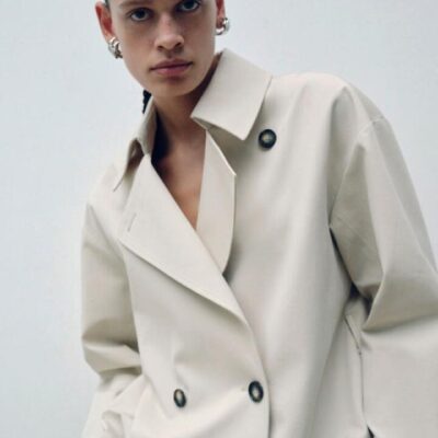 Camilla And Marc Neroli Short Trench Coat Alabaster