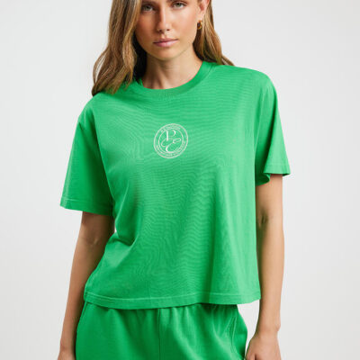 P.E Nation Exposition Tee Washed Kelly Green