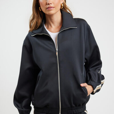 Stylerunner Lorah Bomber Jacket Onyx