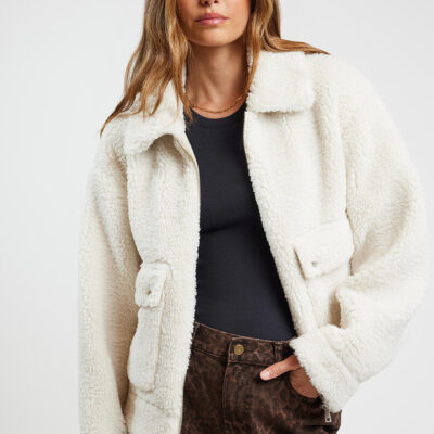 Stylerunner Alva Sherpa Bomber Hazel Wood