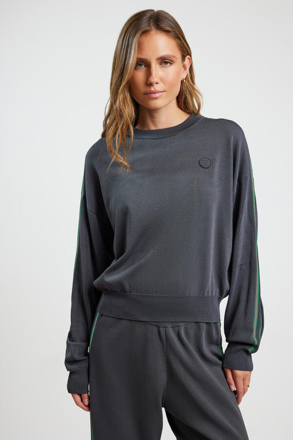 P.E Nation Retreat Knit Jumper Caviar