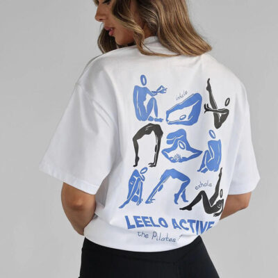 Leelo Active The Pilates Collection Tee White