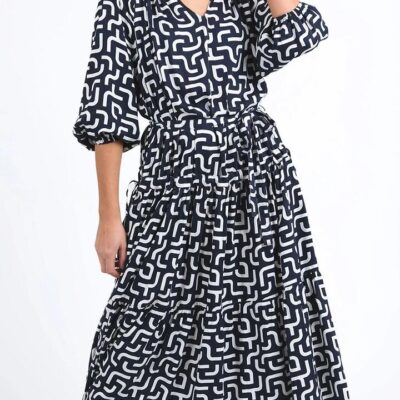 ELM GEMMA GEO DRESS