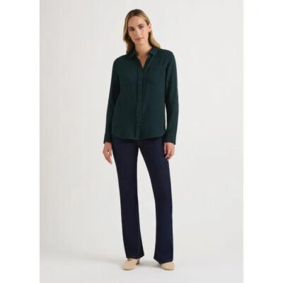 David Lawrence Sylvie Cotton Crinkle Shirt