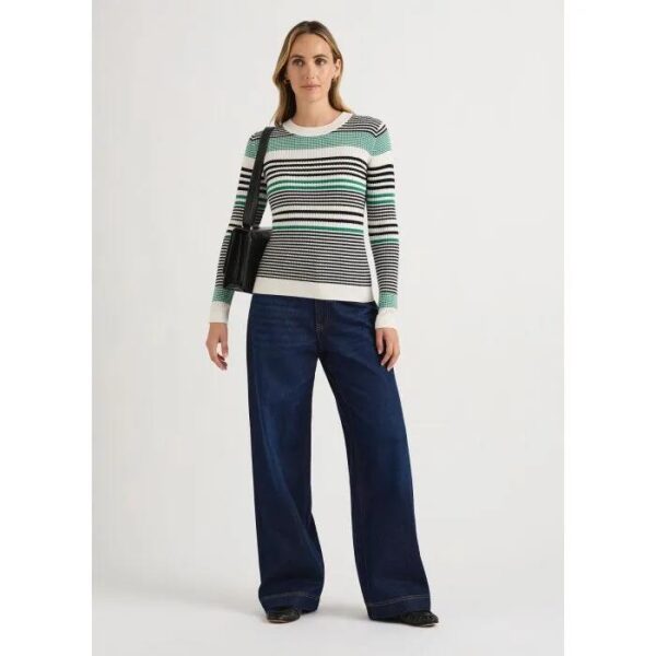 David Lawrence Ulla Stripe Merino Knit