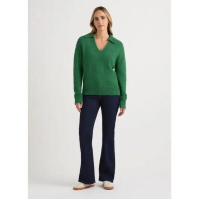 David Lawrence Alessa Polo Knit