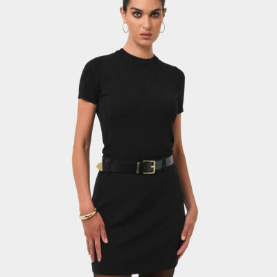 FORCAST Gordon A-line Mini Skirt