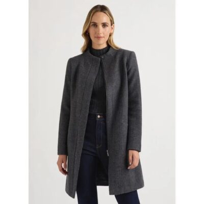 David Lawrence Madison Felted Wool Coat