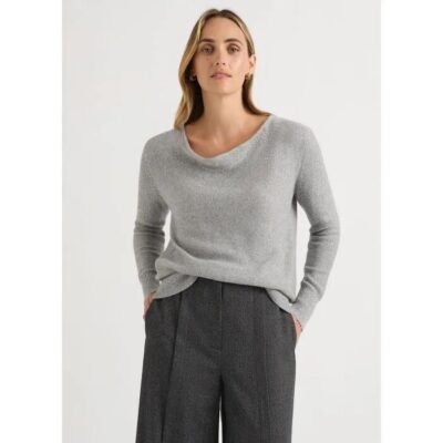 David Lawrence Kitty Cowl Neck Knit