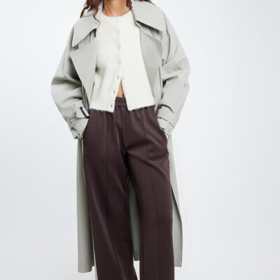 Blanca Anne Trench Grey